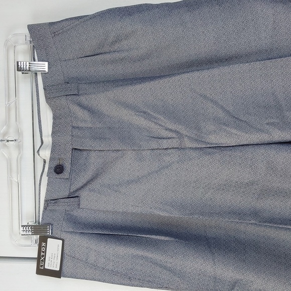 Luxton Mens Black and Gray Dress Shorts Preppy Business Office Sz.32 - Picture 2 of 8